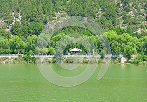 A pavilion near yi river