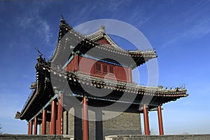 Pavilion over city gate