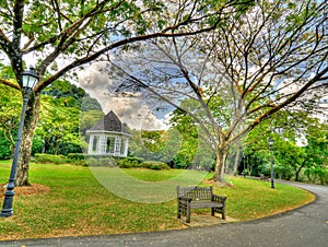 Pavilion in a Park