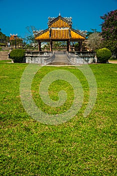 Pavilion in parks of citadel, Hue