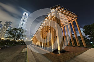 Pavilion in public park