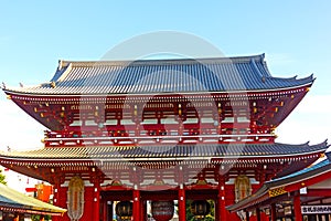 Pavilion in Senso-Ji Temple in Asakusa Tokyo, Japan.