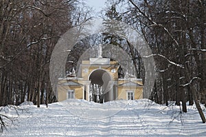 Pavilion in Tsaritsino park, Moscow