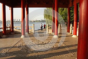 Pavilion at the West Lake - Hangzhou, China