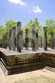 Pavillion at Alahana Parivena, Sri Lanka