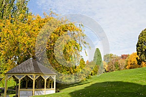 Pavillion in gardens