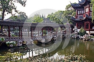 Pavillon in Yuyuan gardens, Shanghai, China