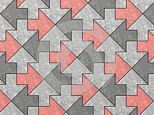 Paving block patterns design concepts. Geometric tile patterns wallpaper background