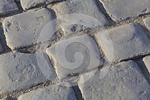 Paving of the castle of Versailles