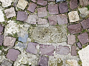 Paving cobblestone old