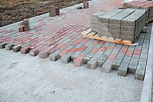 Paving the footpath