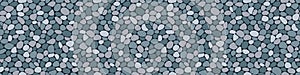 Paving seamless pattern vector illustration. Summer repeated background. Pebble, shingle beaches template wallpaper for