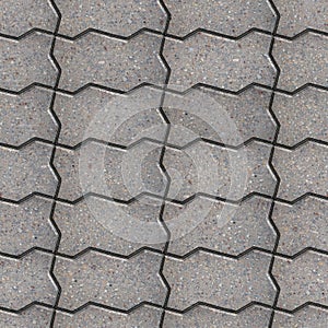 Paving Slabs. Seamless Tileable Texture.