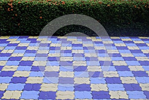 Paving stone driveway