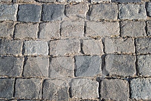 Paving stone texture on the Red Square, Moscow
