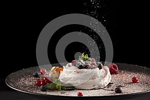 Pavlova is a meringue-based dessert named after the Russian ballerina Anna Pavlova