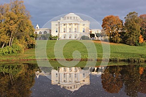 The Pavlovsk Palace in the autumn.