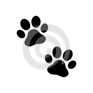 Paw print dog