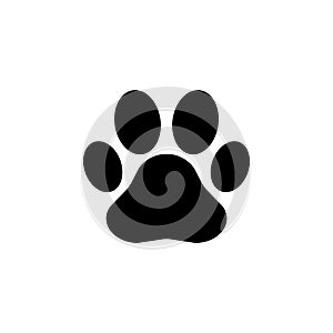 Paw Print icon. Vector symbol