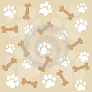 Paw prints