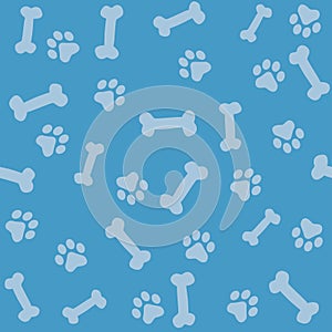 Paw prints background