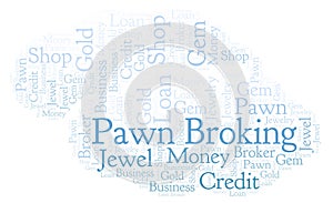 Pawn Broking word cloud.