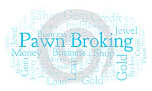 Pawn Broking word cloud.