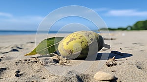 Pawpaw On Sandy Beach: Tropical Fruit In Panasonic Lumix S Pro 50mm F14 photo
