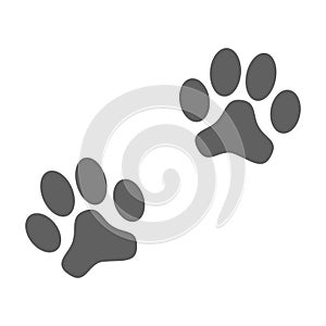 Paws animal prints graphic sign