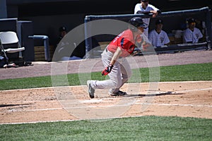 Pawtucket Red Sox batter Matt Sheely