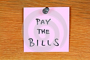 Pay the bills