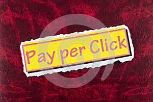 Pay click online internet marketing website advertising digital network traffic