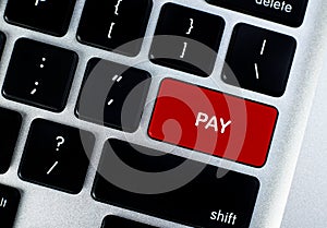 Pay concept button