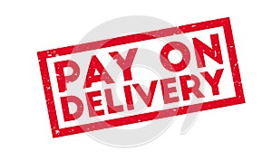 Pay On Delivery rubber stamp
