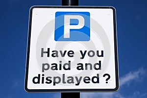 Pay and Display Car Park