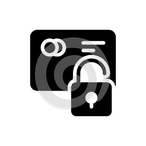 Pay vector glyph flat icon