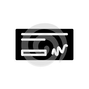 Pay vector glyph  flat icon