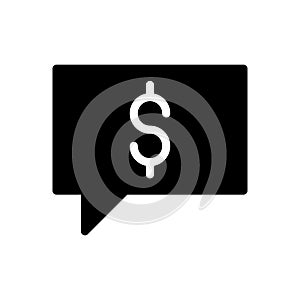 Pay vector glyph flat  icon