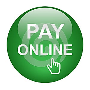 Pay online button icon