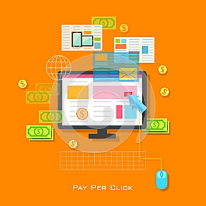 Pay per Click Concept