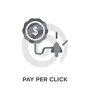 Pay per click icon from collection.