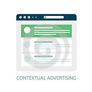 Pay Per Click icon, contextual advertising - ppc marketing