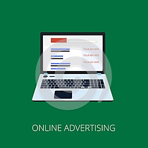 Pay per click internet advertising model when the ad is clicked.