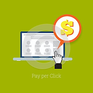 Pay Per Click Laptop