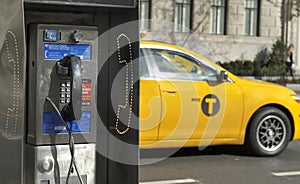 Pay phone in New York