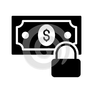 Pay glyph flat vector icon