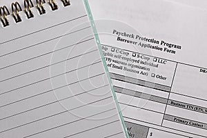 Paycheck protection program. borrower application form