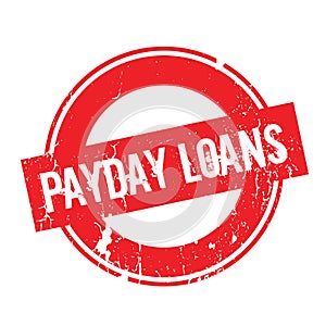 Payday Loans rubber stamp