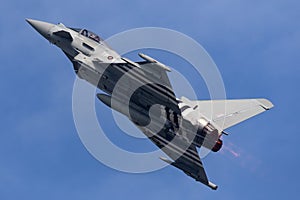 Royal Air Force RAF Eurofighter EF-2000 Typhoon FGR4 ZK308 from No.29R Squadron based at RAF Coningsby