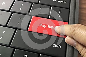 Paying bills online